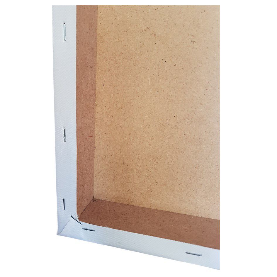 Premium Framed Canvas Print: Norwegian Village - 59.4 cm