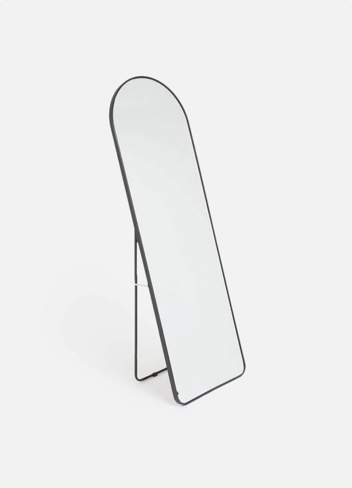 Maren Standing Mirror - Black