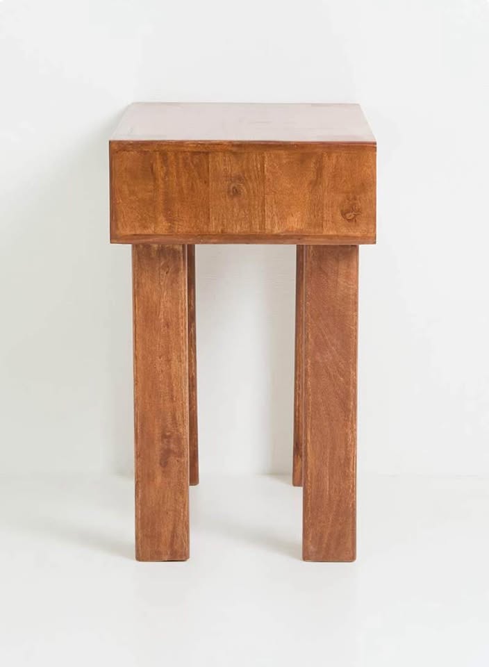 Nira Wooden Vanity Console - Walnut