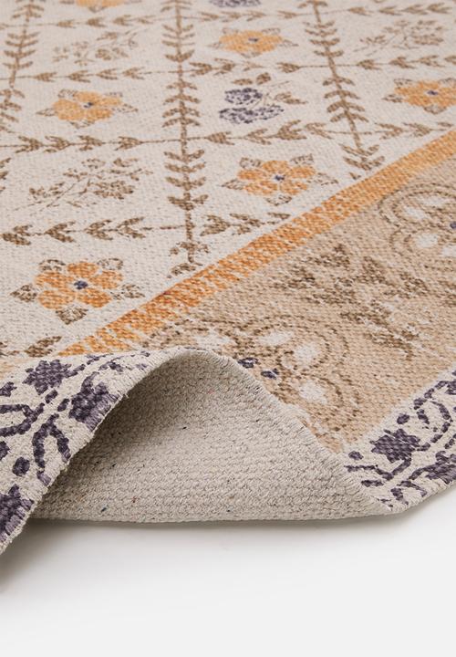 Bloom Printed Rug - Sunshine - 160 x 230