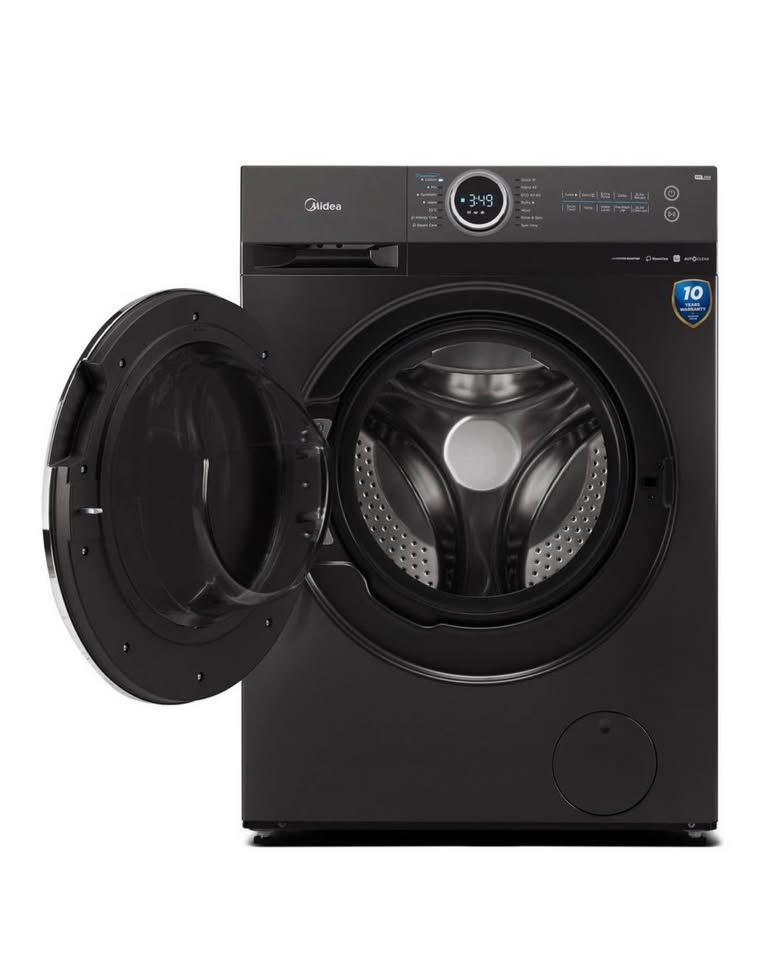 Midea 9kg Titanium Front Loader Steam Washing Machine - 9kg