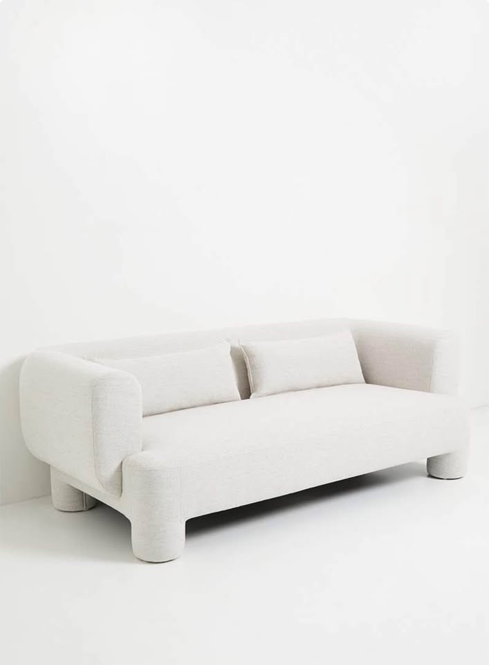 Loom 3 Seater Sofa Couch - Natural