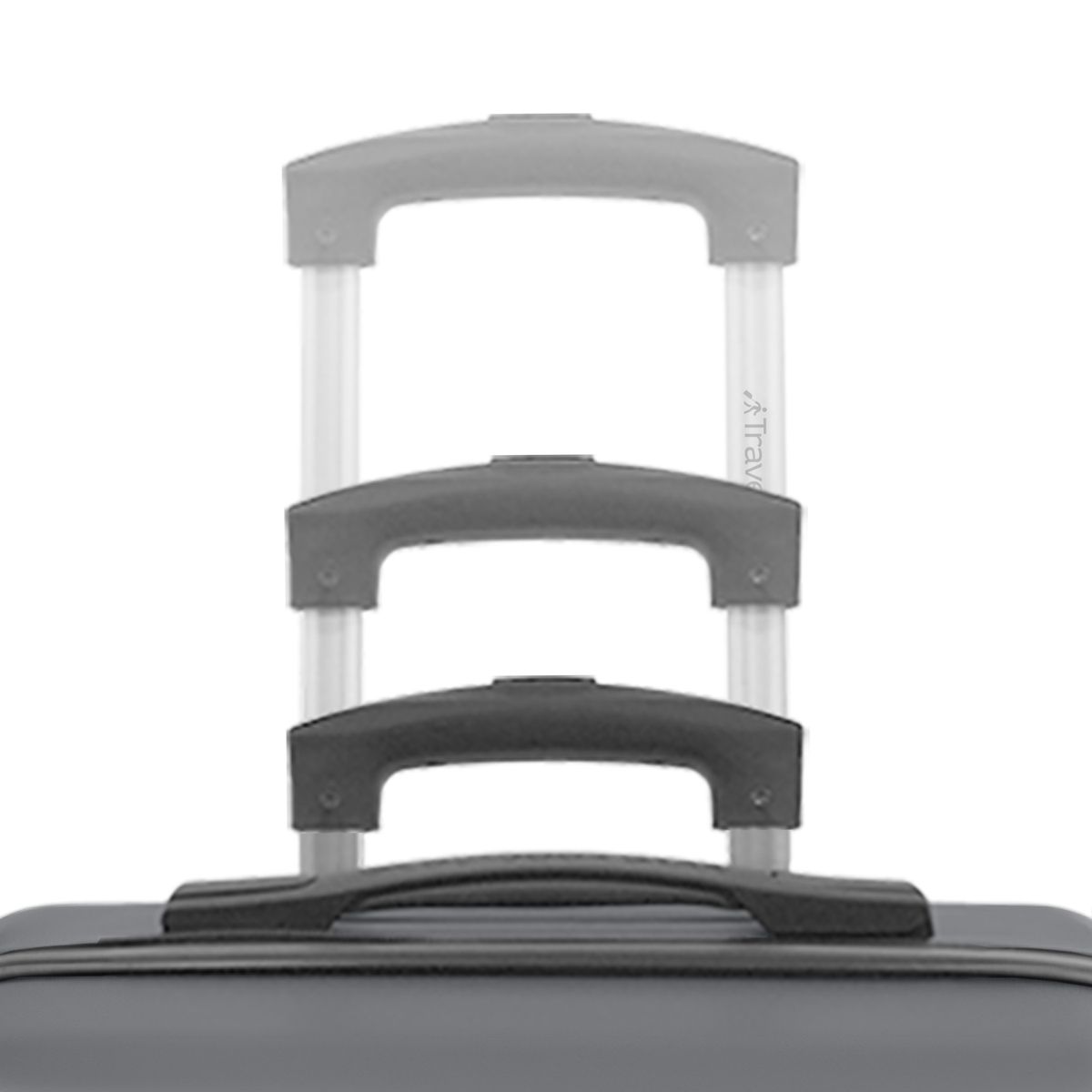 Travelwize Quartz Hard Shell Lightweight Spinner Luggage - Durable Suitcase - Silver - 66 cm