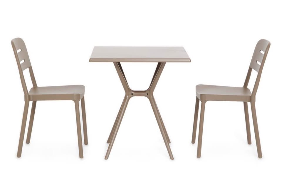 George Mason Classic Patio Bistro Set - Coffee