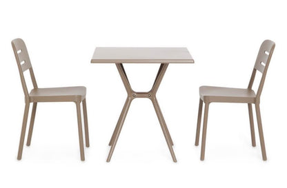 George Mason Classic Patio Bistro Set - Coffee