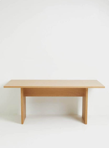 Groove Dining Table- Oak Veneer