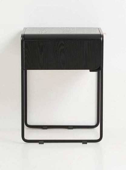 Chiara Bedside Table-Black