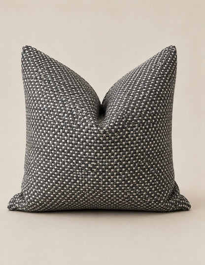 Charcoal Weave Scatter Cushion Cover - 60x60