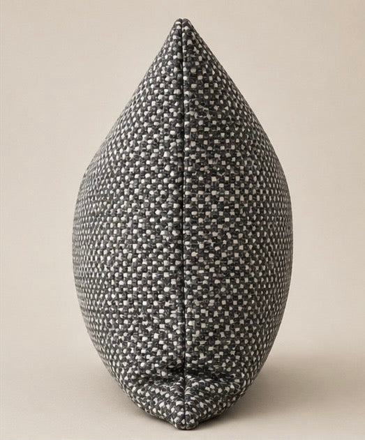 Charcoal Weave Scatter Cushion Cover - 60x60