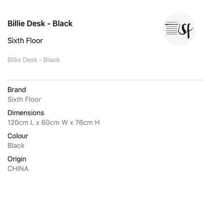 Brand new Billie Desk - Black
