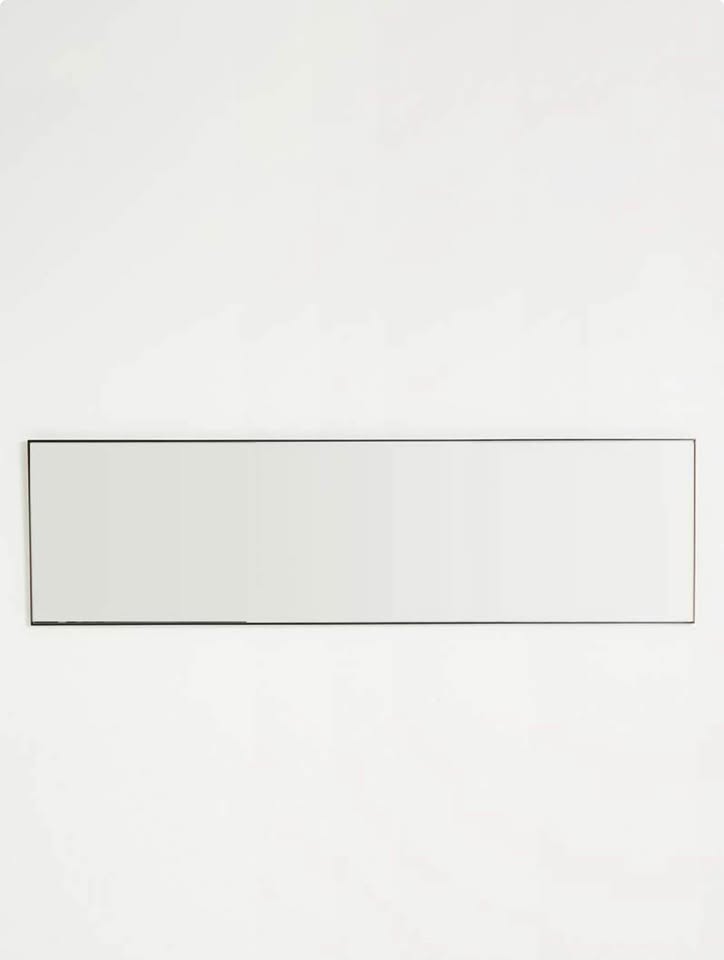 Rectangle Full Length Mirror - Black