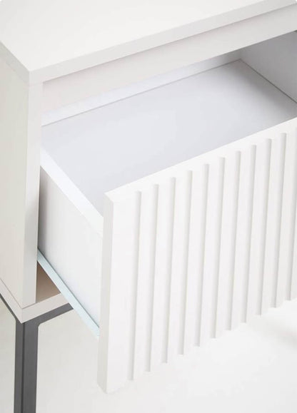 Harmony Bedside Table - Cotton