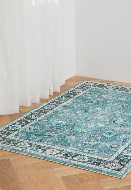 Rio Plush Rug - Blue - 120 x 180