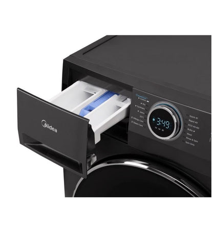 Midea 9kg Titanium Front Loader Steam Washing Machine - 9kg