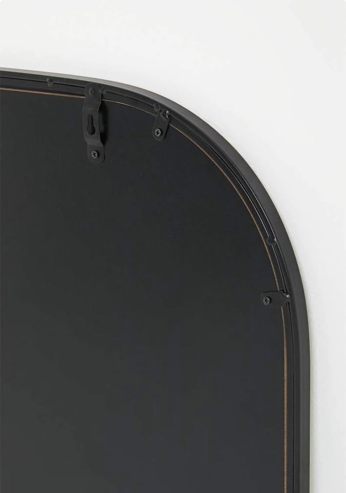 Console Arch Mirror - Black