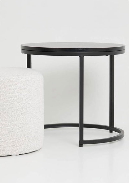 Kira Stacked Coffee Table - Black