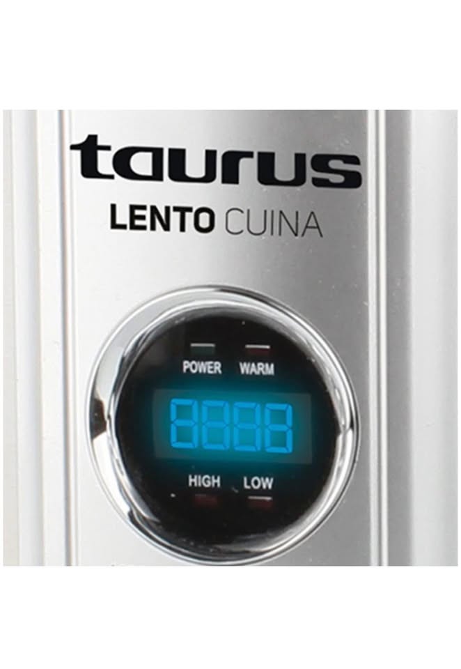 Taurus - 6.5 Litre Lento Cuina Digital Slow Cooker - White