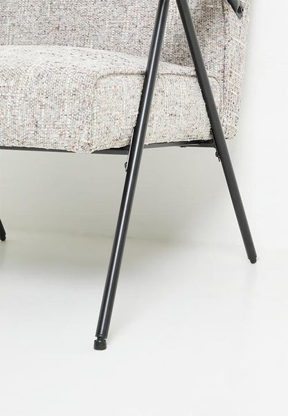 Span Occasional Tweed Chair - Natural