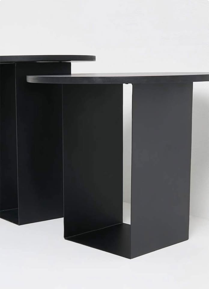 Quinn Nesting Table Set Of 2 - Black