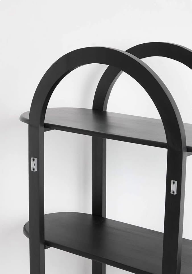 Chandler Freestanding Shelf-Black