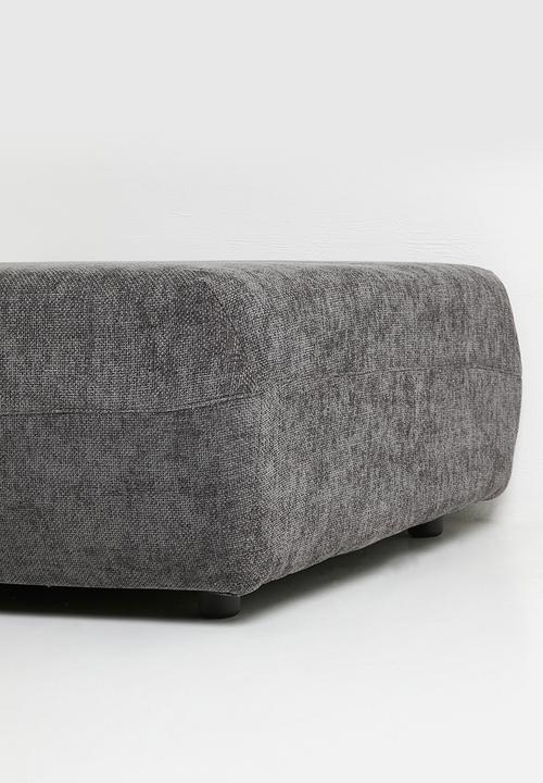 Rani modular ottoman - Charcoal