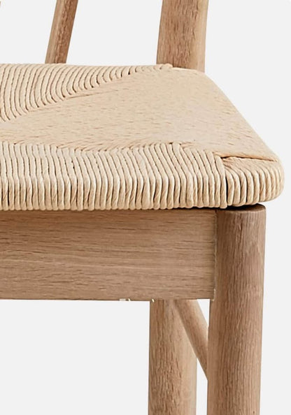 Brand new Cassandra dining chair with armrest - neutral