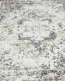 Antique distressed cotton rug 120 x 180