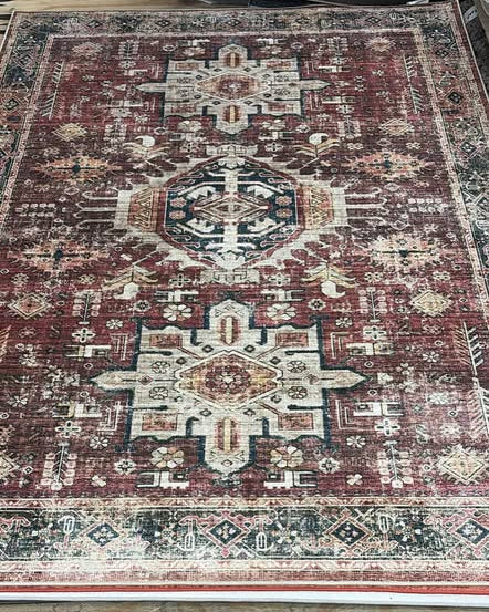Option Rug Antique Navy& Maroon 160 X 230
