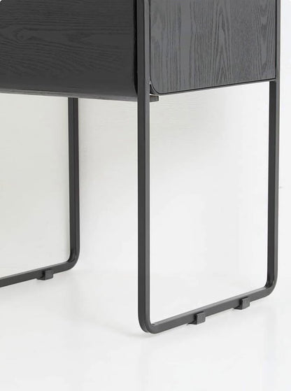 Chiara Bedside Table-Black
