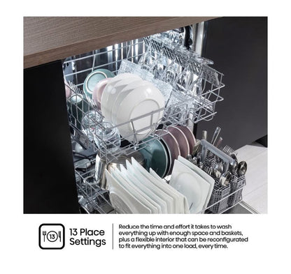 Hisense 13 Place Dishwasher With LED Display - Silver
