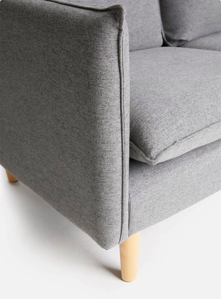 Hector 3-Seater Sofa - Grey