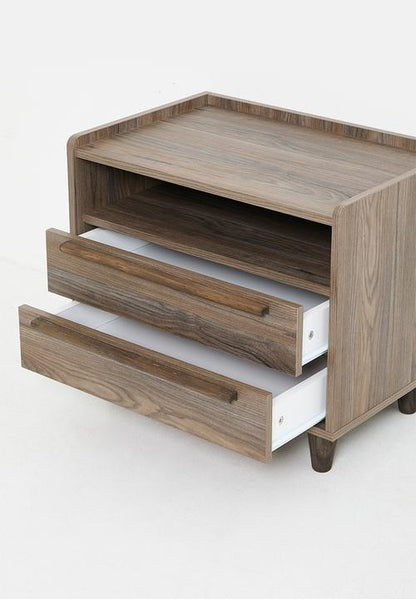 Lisbon 2 Drawer Pedestal - Natural