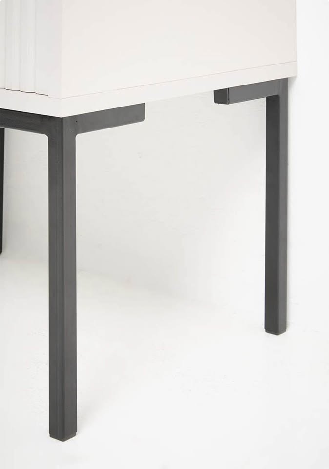 Harmony Bedside Table - Cotton