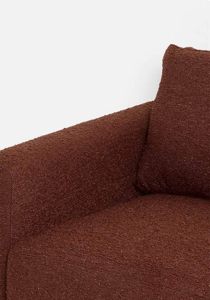 Hadley 3 Seater Sofa-Rust Couch