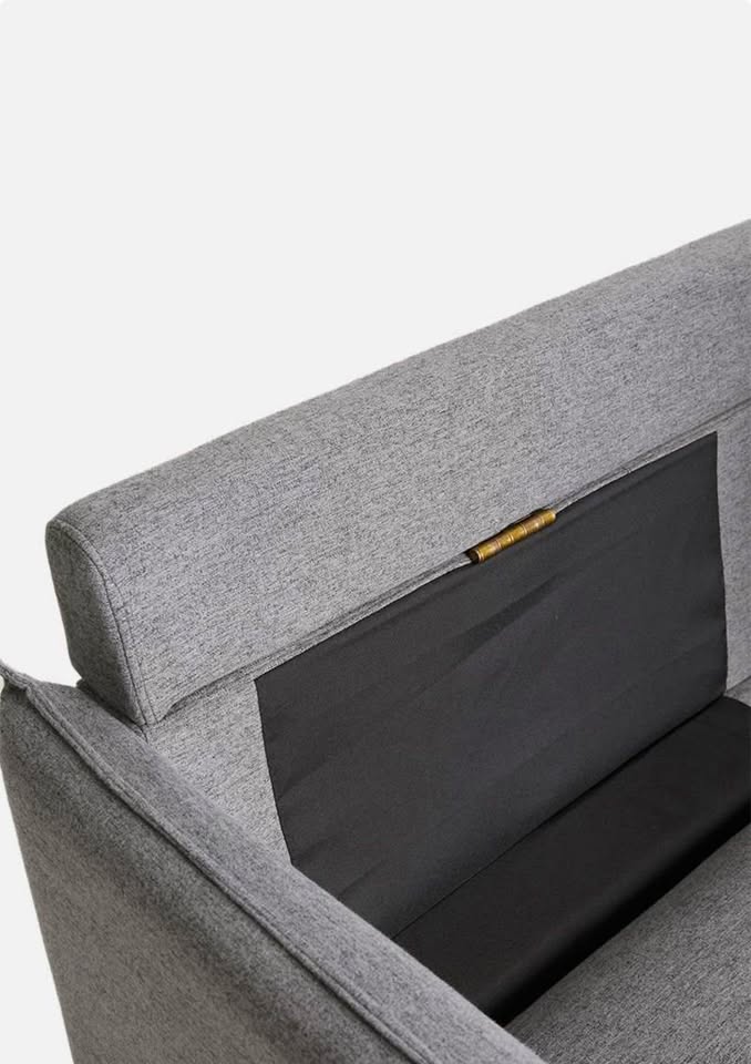 Hector 3-Seater Sofa - Grey