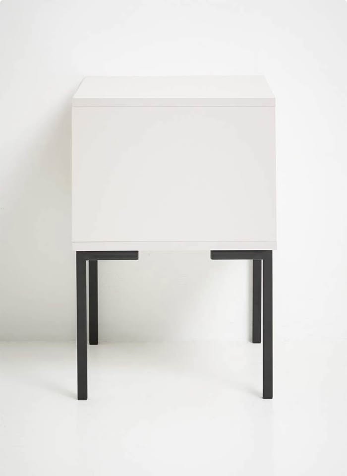 Harmony Bedside Table - Cotton