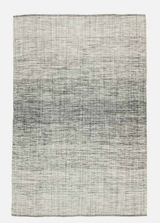 Textured Cotton Rug - Grey 300 x 400