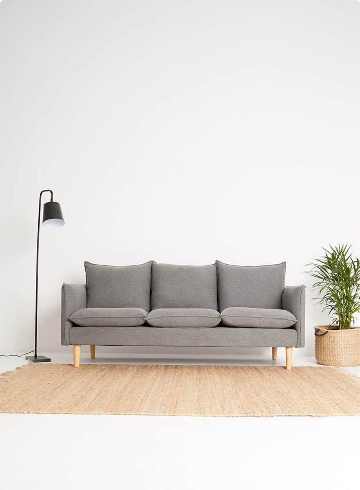 Hector 3-Seater Sofa - Grey