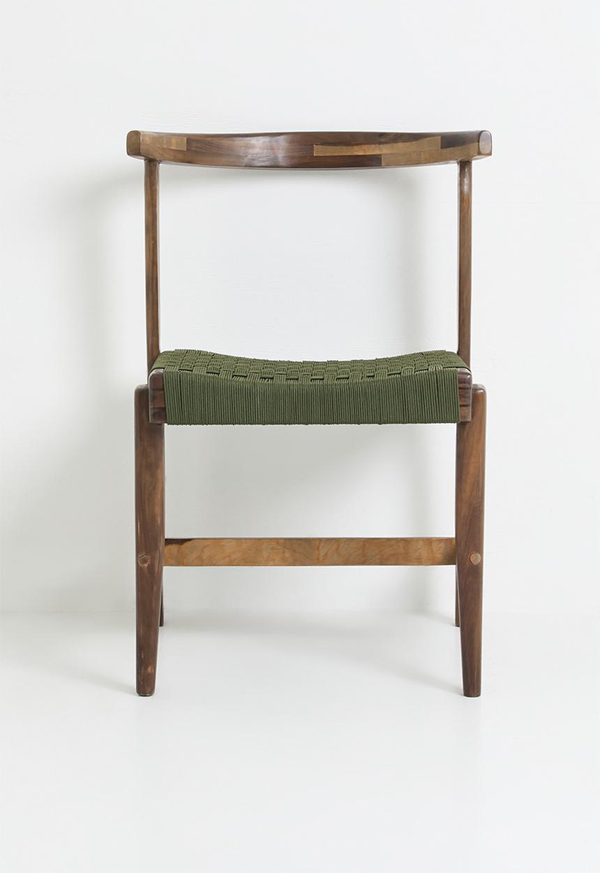 Amani Outdoor Dining Chair - Natural & Olive