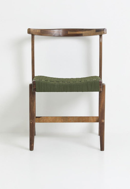 Amani Outdoor Dining Chair - Natural & Olive