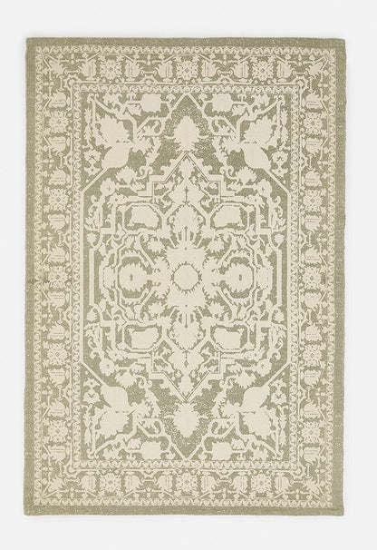 Antique Cotton Printed Rug Natural - 200 x 300