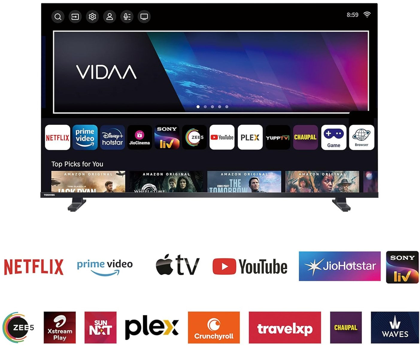 Toshiba 32 V35RP HD Smart TV with Dolby Audio