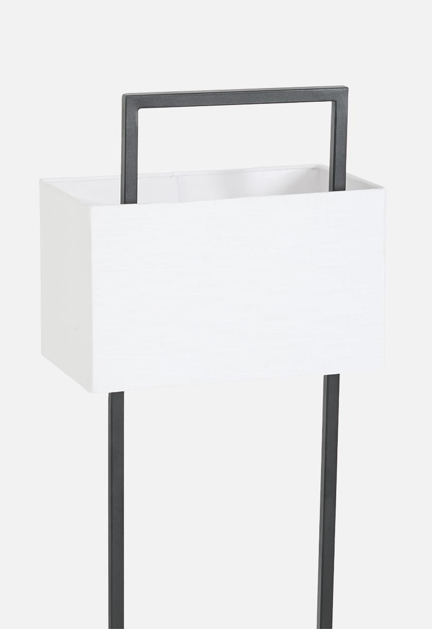 Cote Floor Lamp - Black & White