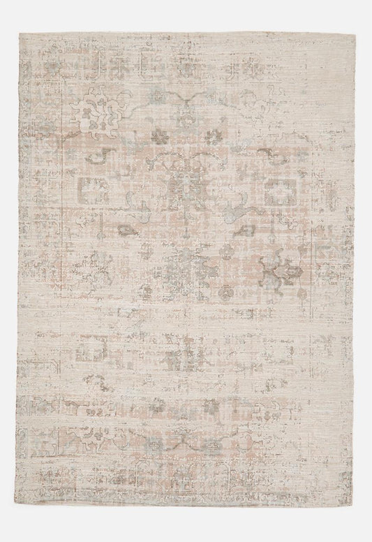 Cotton Chenille Plush Antique Rug Natural - 160 x 230