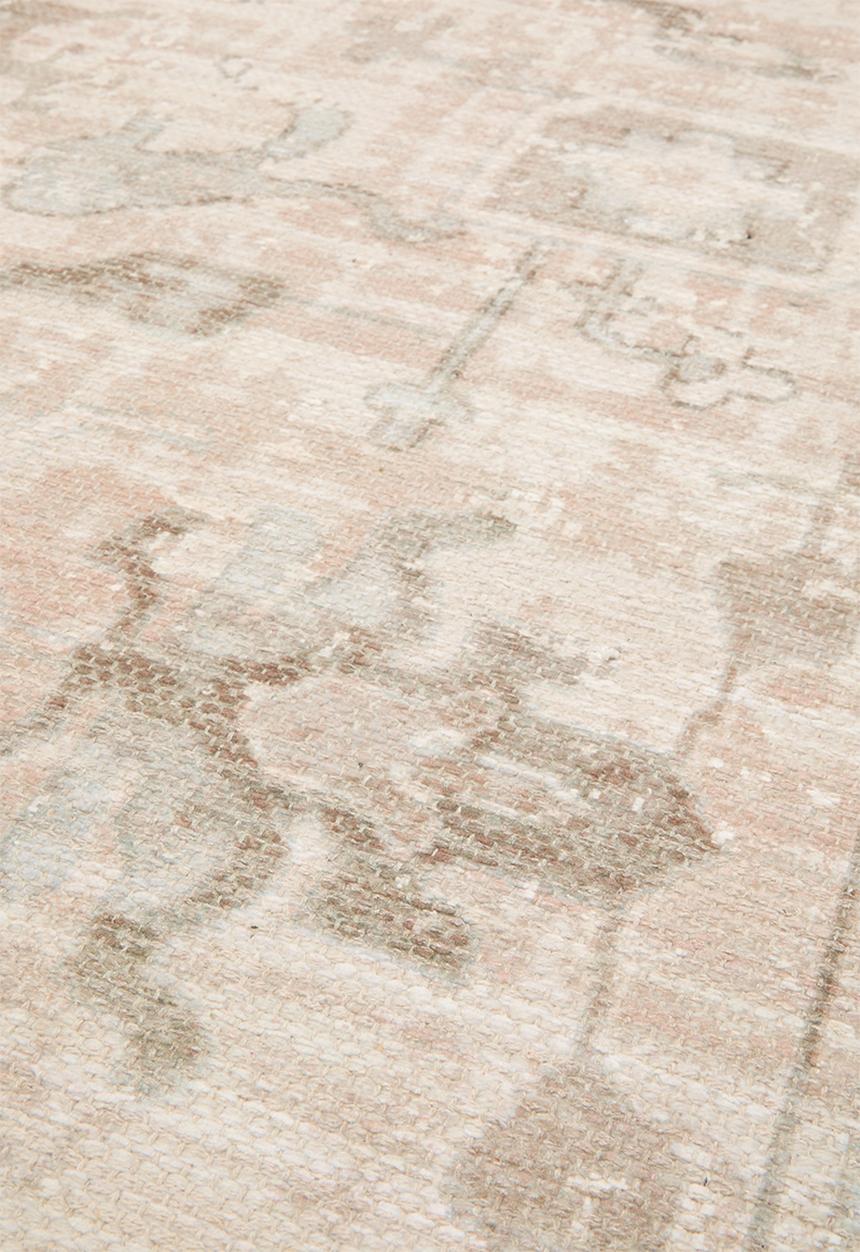 Cotton Chenille Plush Antique Rug Natural - 160 x 230