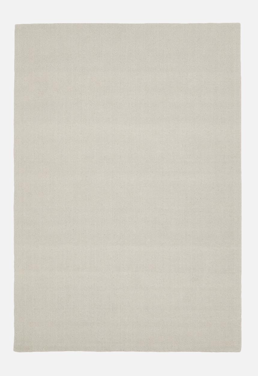Cotton Woven Handloom Rug Natural (200 x 300)