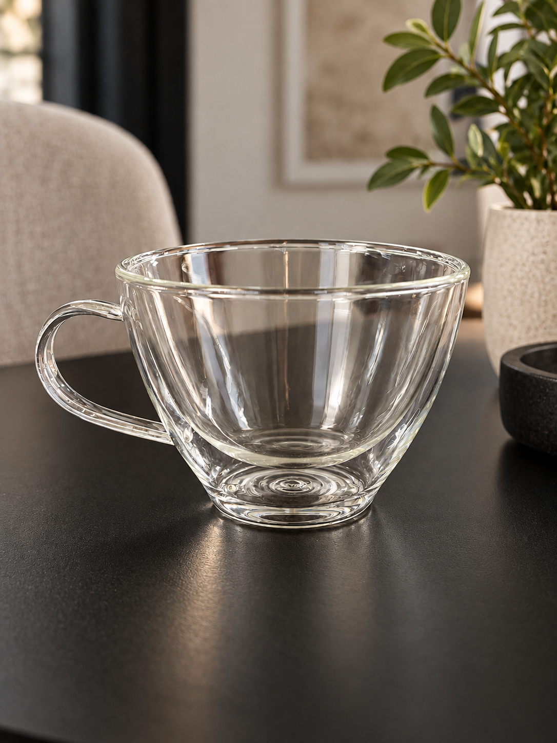 The Opal Double-Walled Glass Teacup