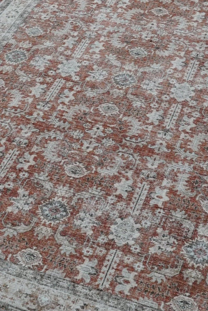 Vintage Turkish Oushak Area Rug - 200 x 300