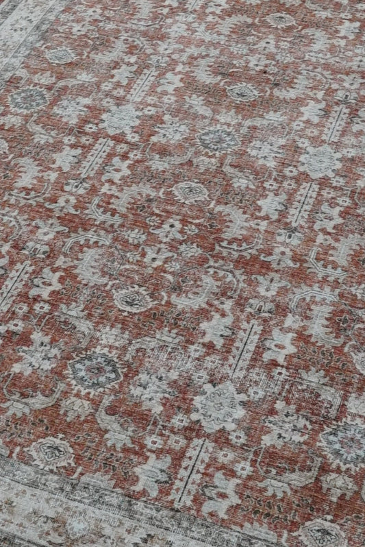 Vintage Turkish Oushak Area Rug - 200 x 300