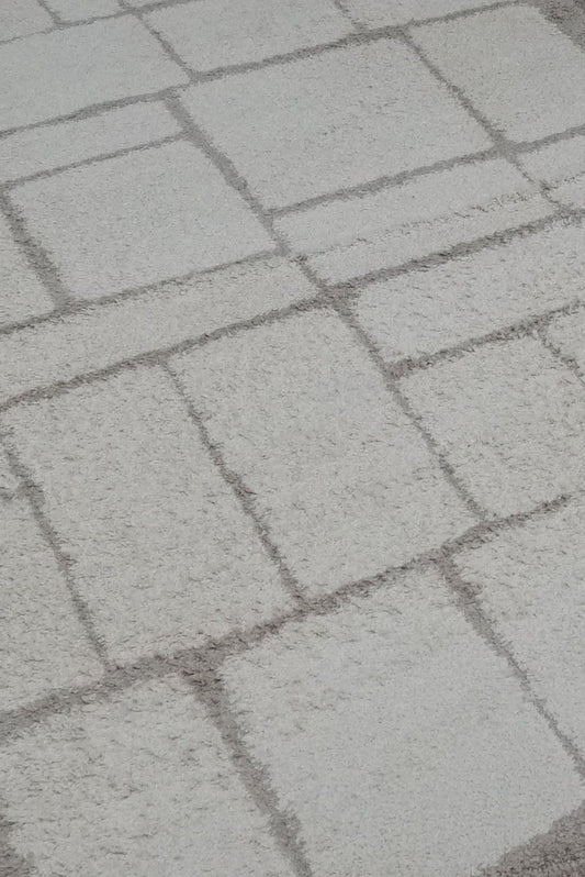 Hand Knotted Beni Ourain Style Wool Area Rug 200 x 300